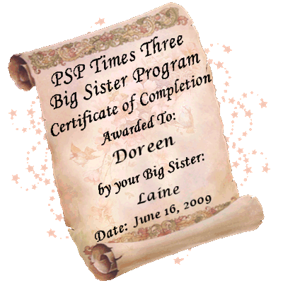 Congratulations Doreen