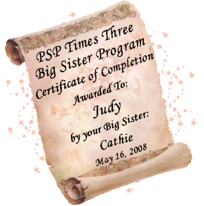 Congratulations Judy